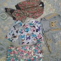 بلوز شلوار دخترونه کارکرده وتمیز