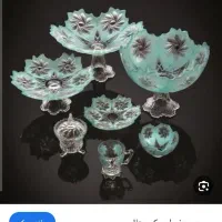 سرویس آجیل خوری کریستال