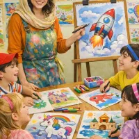 آموزش عمومی طراحی و نقاشی کودک و بزرگسال