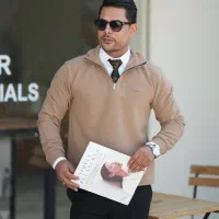 بافت نیم زیپ سه نخ پنبه 300تومن