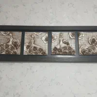 تابلو پلی استر قاب چوب قابل شستشو