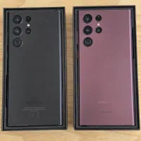 Galaxy S22Ultra در حد اکبند /مشکی و بنفش|موبایل|تهران, باغ فیض|دیوار