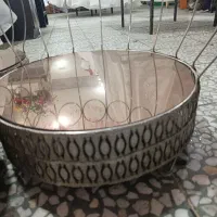 ظرف خنچه نقره ای یکبار استفاده شده|صنایع دستی و سایر لوازم تزئینی|ابریشم, |دیوار