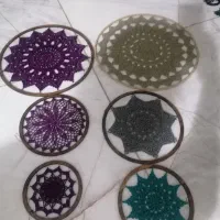 ماندالا قلاب بافی دیواری|صنایع دستی و سایر لوازم تزئینی|تهران, شمس‌آباد|دیوار