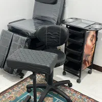 تخت تتو/ترولی/صندلی/تمام وسایل مورد نیاز تتو