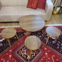 میز جلو مبلی و گل میز