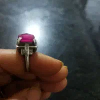 انگشتر یاقوت معدنی