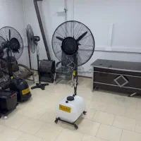 پنکه مه پاش مخزن دار و کنترل دار صنعتی