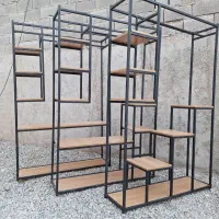 رگال ویترین استند شلف فلزی جاگلدانی