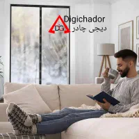 پرده و درب نایلونی و توری مگنتی آهنربایی مغناطیسی|پرده، رانر، رومیزی|تهران, چیتگر شمالی|دیوار