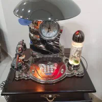 ساعت.آباژور.تلفن.اکواریوم ماهی تزیینی