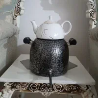 کتری قوری استیل سالم و تمیز