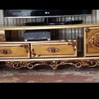 بوفه،میزتلوزیون،لوستر برنز