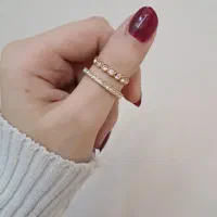 اکسسوری انگشتر رینگی طلایی فولنگین