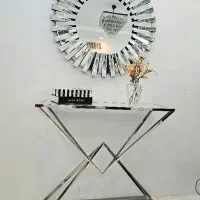 آینه و کنسول استیل