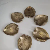 شش عدد برگ برنز|صنایع دستی و سایر لوازم تزئینی|تهران, کیانشهر|دیوار