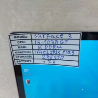لپتاپsurfaceرم16ddr4هاردssd  کاملانوباکارتنi5نسل10|رایانه همراه|تهران, پونک|دیوار