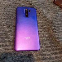 گوشی شیائومی ردمی 9 با دو قاب گلس جعبه شارژردوسیم