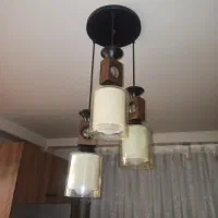 لوستر چوبی در حد نو|لوستر و چراغ آویز|اندیشه, اندیشه فاز ۵|دیوار