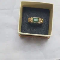 انگشتر نقره سه جواهر سایز ۶۴ونیم ساخت سفارشی