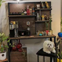 استند چوب و فلز دکوراتیو|بوفه، ویترین، کنسول|شیراز, شهرک کوثر|دیوار