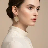 گوشواره مولتی رنگ ثابت ضد حساسیت ۵