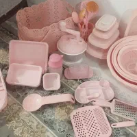 یک سرویس ست کامل پلاستیکی|ظروف نگهدارنده، پلاستیکی، یک‌بارمصرف|مشهد, انقلاب|دیوار