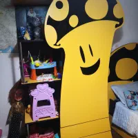 تخت و کمد دومنظوره کودک و نوجوان|تخت و سرویس خواب|ساری, |دیوار