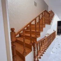 پله ونرده چوبی ،نرده شیشه و فرفورژه|خدمات پیشه و مهارت|رامجین, |دیوار