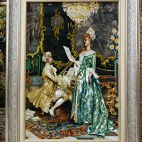 تابلو فرش طرح فرانسوی/فروشگاه ماندگار نقدو اقساط|تابلو فرش|تهران, لویزان|دیوار