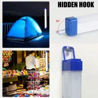 مهتابی‌شارژی‌مگنتی30سانتیT530ایده‌آل‌برای‌قطع‌برق‌|لامپ و چراغ|اصفهان, پروین|دیوار