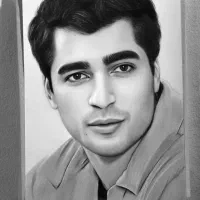 نقاشی  سیاه قلم و خودکار