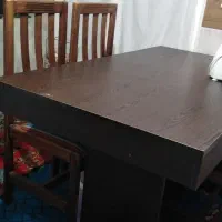 فوری میز نهارخوری تمیز چهار نفره ۳عدد صندلی داره|میز و صندلی غذاخوری|تنکابن, |دیوار