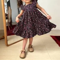 لباس دخترانه پسر پیراهن محرمی راحتی اکسسوری ساعت
