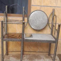 میز تلفن فلزی