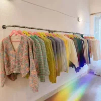 لباس زنانه ضخیم موحر شومیز نو استوک بافت تاناکورا