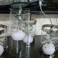 لوستر ۴ آویز زیبا تمشک صورتی|لوستر و چراغ آویز|تهران, مینای جنوبی|دیوار