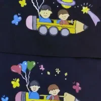 نقاشی روی مقنعه