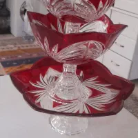 سرویس میوه شیرینی آجیل ودودست استکان استفاده نشده