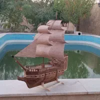 کشتی چوبی|مجسمه، تندیس، ماکت|مشهد, آزادشهر|دیوار