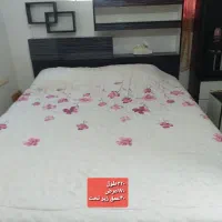 سرویس خواب حد نو همراه بابوفه ومیزنهارخوری درحدنو|تخت و سرویس خواب|شیرگاه, |دیوار