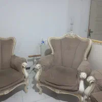 مبل فرانسوی نسکافه ای|مبلمان خانگی و میز عسلی|پرند, فاز ۶|دیوار