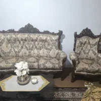 مبل۹نفره با ۳جلو میزی با کیفیت عالی و تر و تمیز|مبلمان خانگی و میز عسلی|ارس, |دیوار