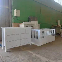 تخت و کمد بچه سیسمونی|تخت و صندلی بچه|وحیدیه, |دیوار