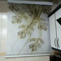 دوتا پرده زبرا دو مکانیزه نو قیمت هردو باهم ۳۲۰۰