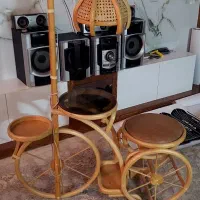 میزتلفن همراه آباژور چوبی کاملا سالم