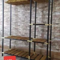 رگال دو آویز طرح چوب و پروفیل