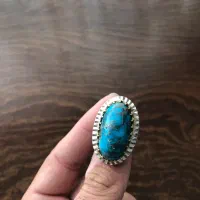 انگشتر کلکسیونی فیروزه نیشابور|جواهرات|بیرجند, |دیوار