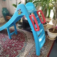 سرسره کودک ۵ پله|اسباببازی|صحنه, |دیوار