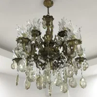 لوستر برنجی|لوستر و چراغ آویز|اسلامشهر, باغ فیض|دیوار